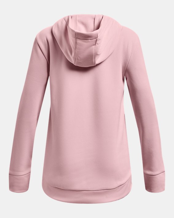Girls' Armour Fleece® Glitter Hoodie, Pink, pdpMainDesktop image number 1